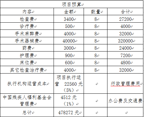 中国残疾人福利基金会