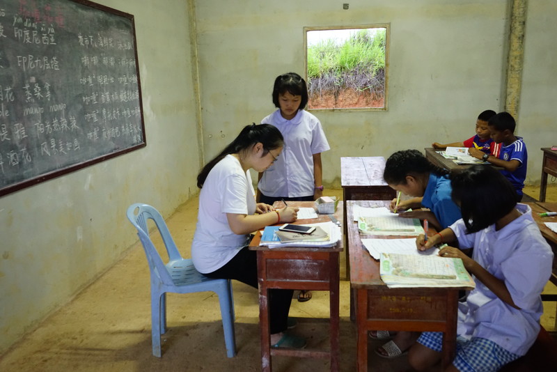 泰国清莱北部的华文学校,大都是当年"孤军"留在泰北山区生活的老一辈