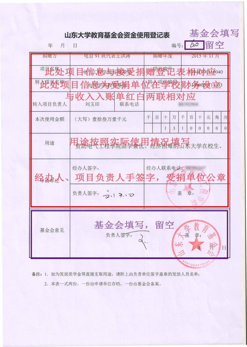 ①协商协议→②基金会审核协议→③签订协议